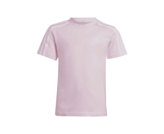 lacitesport.com - Adidas 3 Stripes T-shirt Enfant, Couleur: Rose, Taille: 3/4 ans