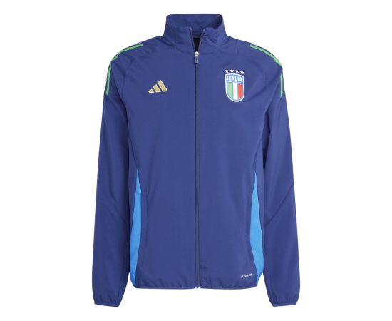 lacitesport.com - Adidas Italie Veste de présentation 24/25 Homme, Couleur: Bleu, Taille: S