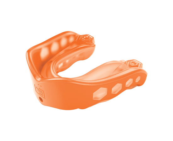 lacitesport.com - Shock Doctor Gel Max Strapless Protège dent Adulte, Couleur: Orange, Taille: TU