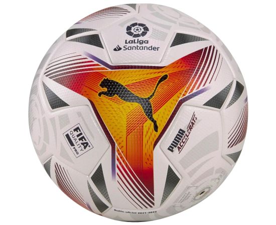 lacitesport.com - Puma LaLiga 1 Accelerate FIFA Quality Pro Ballon de foot, Couleur: Blanc, Taille: 5