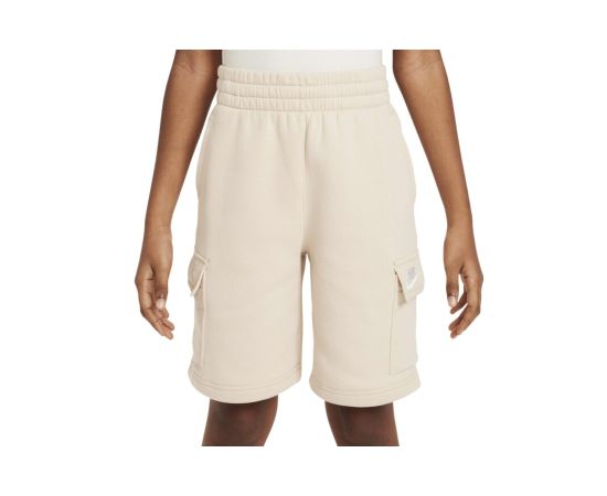 lacitesport.com - Nike Club Fleece Short Cargo Enfant, Couleur: Beige, Taille: M (enfant)