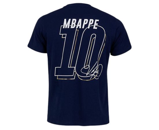 lacitesport.com - FFF T-shirt Equipe de France Mbappé Homme, Couleur: Bleu, Taille: M