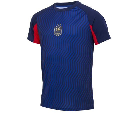 lacitesport.com - Maillot FFF - Collection officielle Equipe de France de Football - Taille adulte homme, Couleur: Bleu, Taille: S