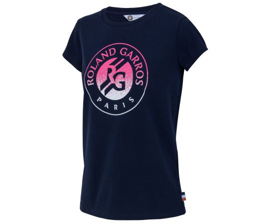 lacitesport.com - T-shirt femme Roland Garros - Collection officielle - Taille Femme, Couleur: Bleu, Taille: S