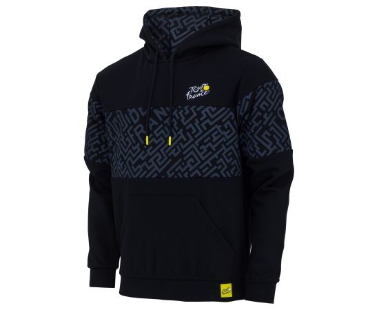 lacitesport.com - Sweat capuche - Collection officielle Tour de France - Cyclisme - Taille Homme, Couleur: Noir, Taille: S