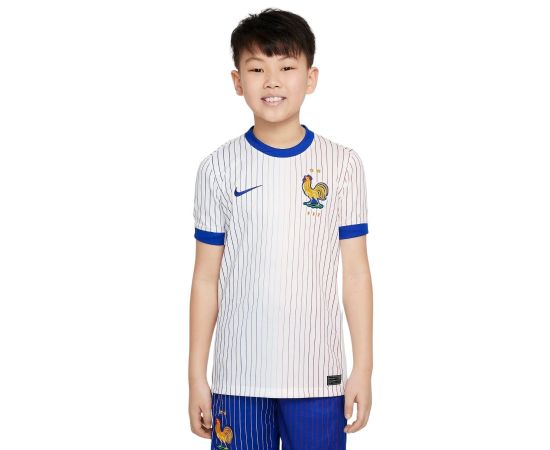 lacitesport.com - Nike Equipe de France Maillot Extérieur 2024 Enfant, Couleur: Blanc, Taille: M (enfant)