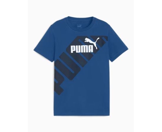 lacitesport.com - Puma Power T-shirt Enfant, Couleur: Bleu, Taille: 8 ans (EU128)