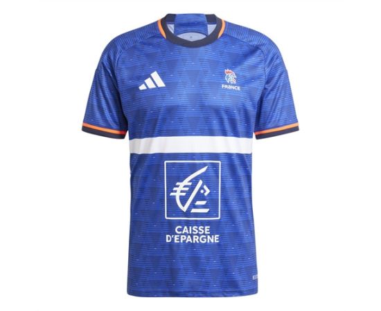 lacitesport.com - Adidas Equipe de France Handball JO 2024 Homme, Couleur: Bleu, Taille: XS