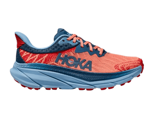 lacitesport.com - Hoka Challenger 7 Chaussures de trail Femme, Couleur: Rouge, Taille: 36