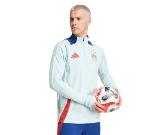 lacitesport.com - Adidas Espagne Haut d'entraînement 2024 Homme, Couleur: Bleu, Taille: M