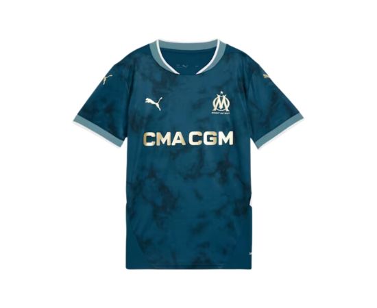 lacitesport.com - Puma OM Maillot Extérieur 24/25 Enfant, Couleur: Bleu, Taille: 6 ans