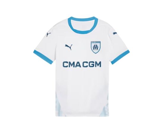 lacitesport.com - Puma OM Maillot Domicile 24/25 Enfant, Couleur: Blanc, Taille: 6 ans