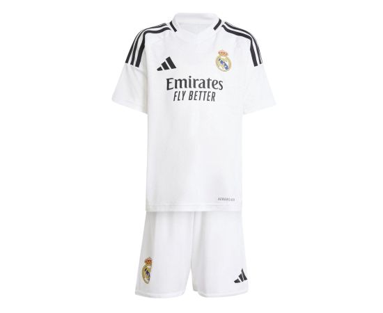 lacitesport.com - Adidas Real Madrid Ensemble Domicile 24/25 Enfant, Couleur: Blanc, Taille: 2/3 ans