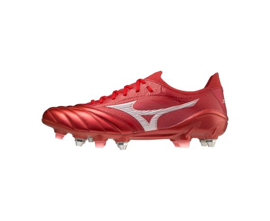 lacitesport.com - Crampons Mizuno Morelia Neo III B Japan Mix Chaussures de rugby Adulte, Couleur: Rouge, Taille: 44