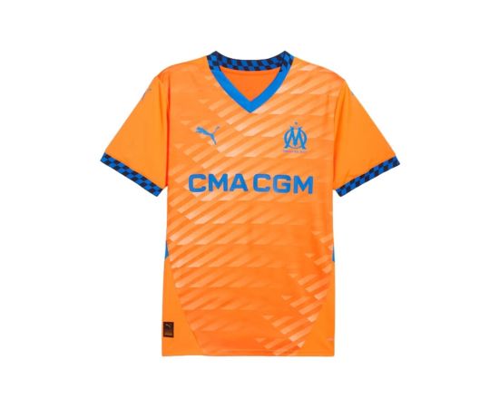 lacitesport.com - Puma OM Maillot Third 24/25 Homme, Couleur: Orange, Taille: L