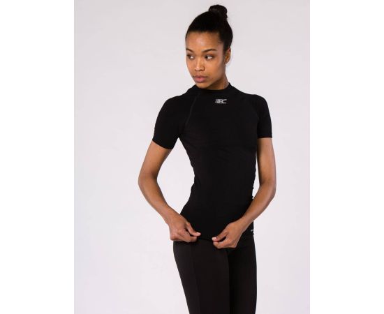lacitesport.com - Bodycross Eloise T-shirt de compression Femme, Couleur: Noir, Taille: M/L