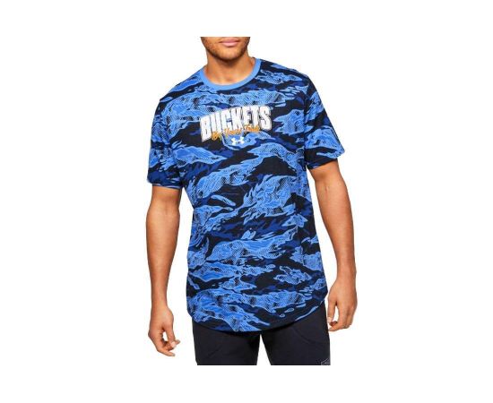 lacitesport.com - Under Armour Baseline Verbiage T-shirt Homme, Couleur: Bleu, Taille: S