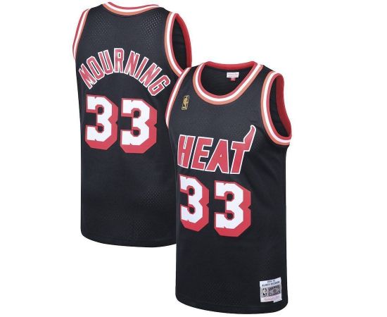 lacitesport.com - Mitchell&Ness NBA Alonzo Mourning Miami Heat Swingman Maillot de basket Adulte, Taille: S