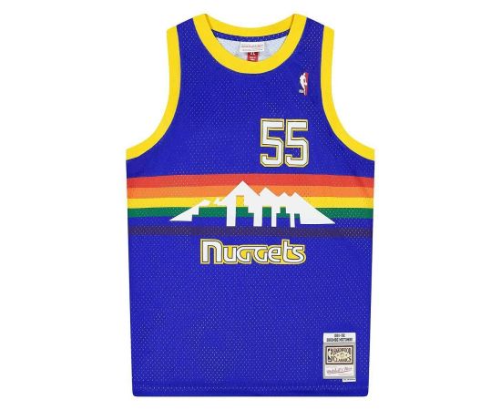 lacitesport.com - Mitchell&Ness NBA Dikembe Mutombo Denvers Nuggets Swingman Maillot de basket Adulte, Taille: S