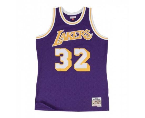 lacitesport.com - Mitchell&Ness NBA Magic Johnson Los Angeles Lakers Swingman Maillot de basket Adulte, Taille: M