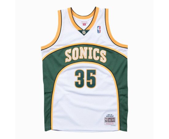 lacitesport.com - Mitchell&Ness NBA Kevin DURANT Seattle Sonics Blanc Swingman Maillot de basket Adulte, Taille: XXL