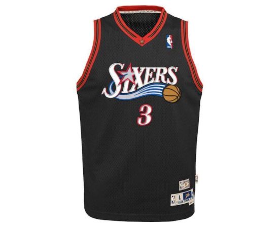 lacitesport.com - Mitchell&Ness NBA Allen Iverson Philadelphia 76ers Swingman Maillot de basket Enfant, Taille: 16 ans