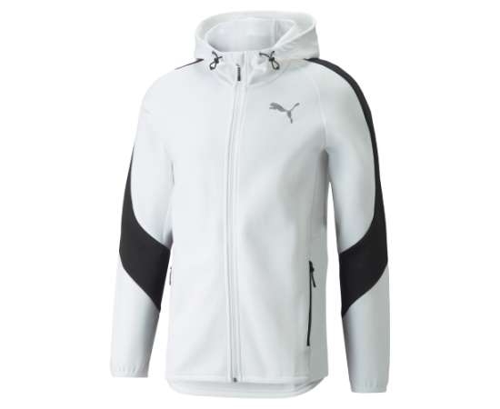 lacitesport.com - Puma Evo Zip Sweat Homme, Couleur: Blanc, Taille: S
