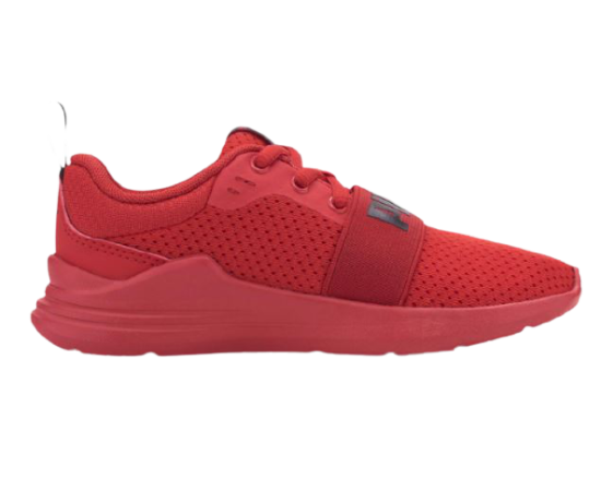 lacitesport.com - Puma Wired Run Chaussures Enfant, Couleur: Rouge, Taille: 27,5