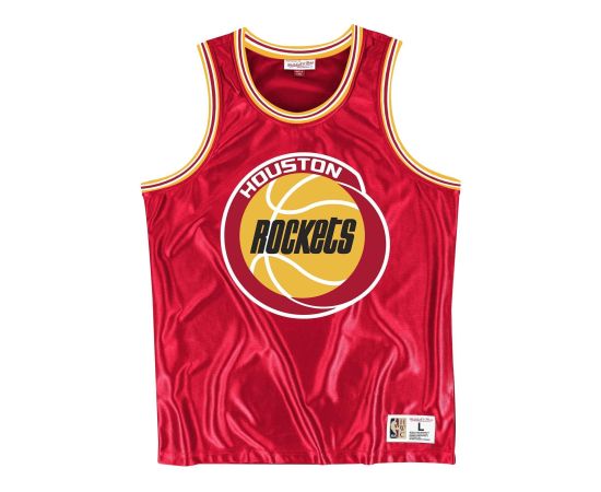 lacitesport.com - Mitchell&Ness NBA Dazzle Houston Rockets Maillot de basket Adulte, Taille: XS