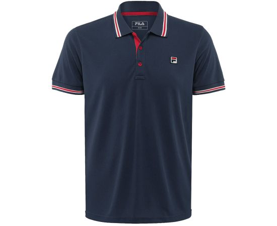 lacitesport.com - Fila Piro Polo de tennis Homme, Couleur: Bleu Marine, Taille: XL