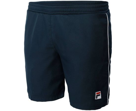 lacitesport.com - Fila Leon Short de tennis Enfant, Couleur: Bleu Marine, Taille: 10 ans