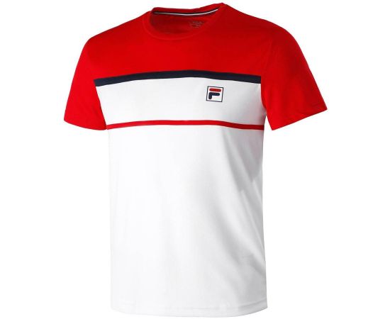 lacitesport.com - Fila Steve T-shirt de tennis Enfant, Couleur: Rouge, Taille: 14 ans