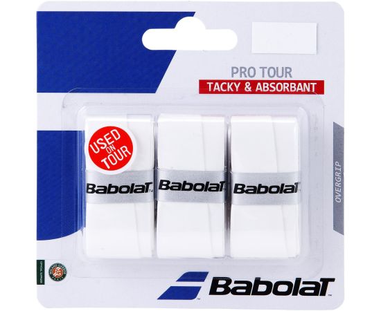lacitesport.com - Babolat Pro Tour Surgrip, Couleur: Blanc