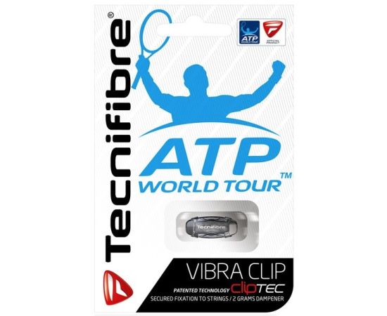 lacitesport.com - Tecnifibre Vibra Clip Antivibrateur de tennis, Couleur: Transparent