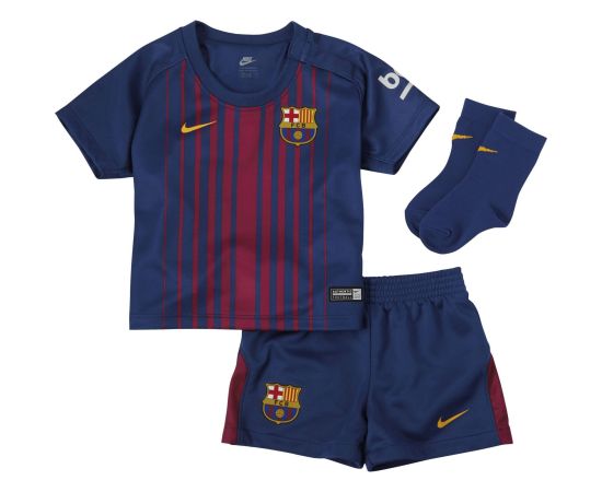 lacitesport.com - Nike FC Barcelone Domicile 17/18 Ensemble Enfant, Taille: 6/9 mois