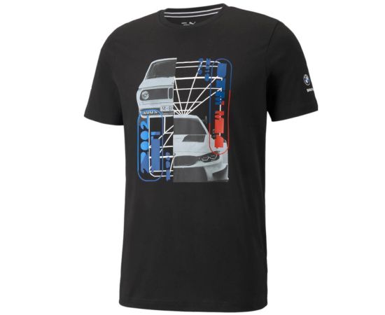 lacitesport.com - Puma BMW M Motorsport Graphic T-shirt Homme, Couleur: Noir, Taille: S