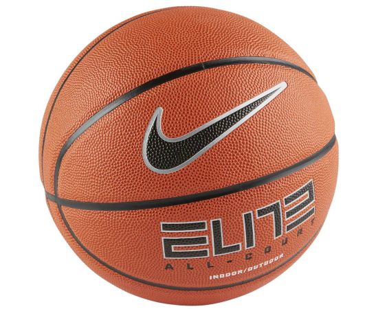 lacitesport.com - Nike Elite All Court 8P 2.0 Deflated Ballon de basket, Couleur: Orange, Taille: 7